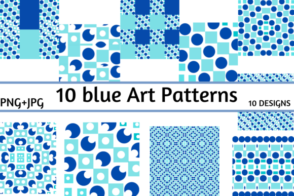 10 Blue Art Patterns: Timeless Versatility for Modern Creative Work