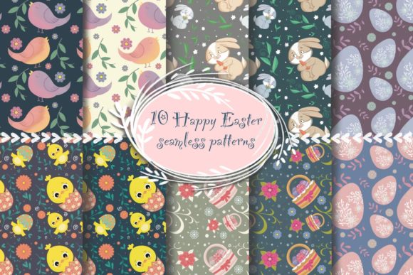 10 Happy Easter Seamless Patterns: A Practical Guide for Designers and Crafters