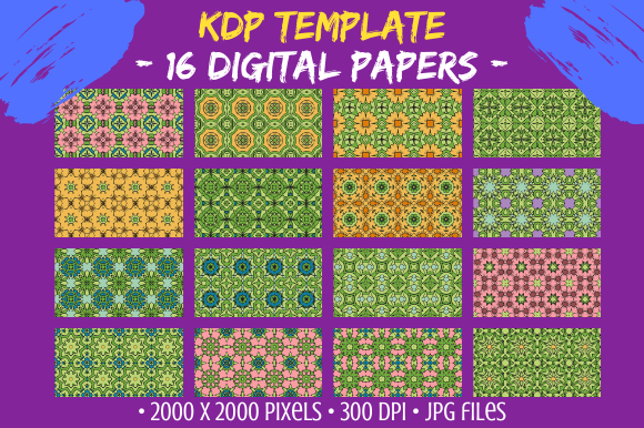 16 Digital Paper Flowers Patterns: A Practical Resource for Designers and Makers