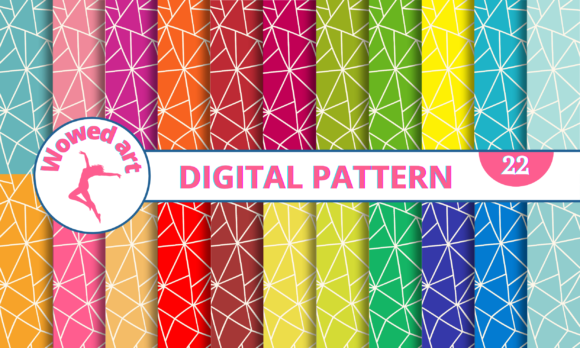 Geomatric Shapes Digital Paper Patterns