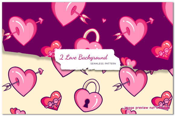 Love Background - Seamless Patterns