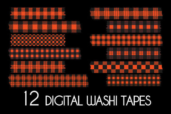 Red Plaid Washi Tapes Patterns: A Practical Creative Asset for Organized, On-Brand Projects