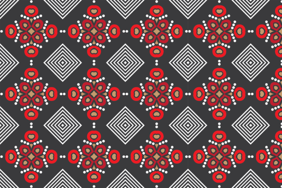 Retro Batik Seamless Patterns