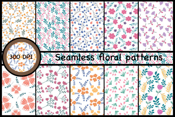 Seamless Floral Patterns