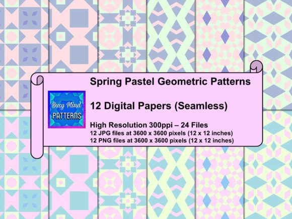 Spring Pastel Geometric Patterns Set: A Practical Guide for Designers and Crafters